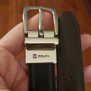 Chaps brand boys reversible belt, size xs